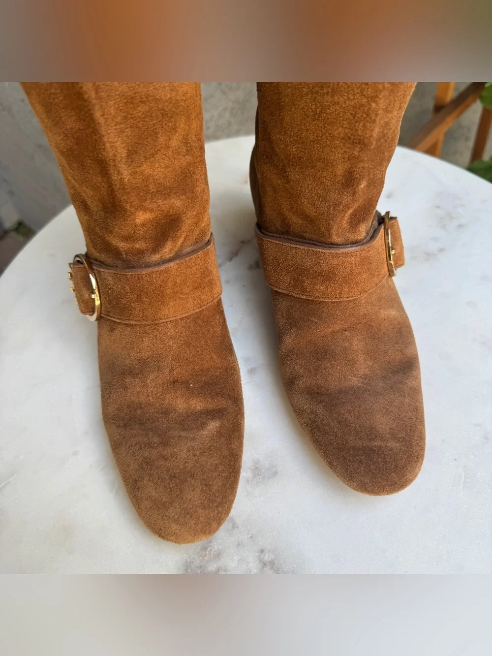 Tory Burch Sofia Suede Leather Tall Boot - Picture 8 of 12